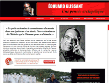 Tablet Screenshot of edouardglissant.fr